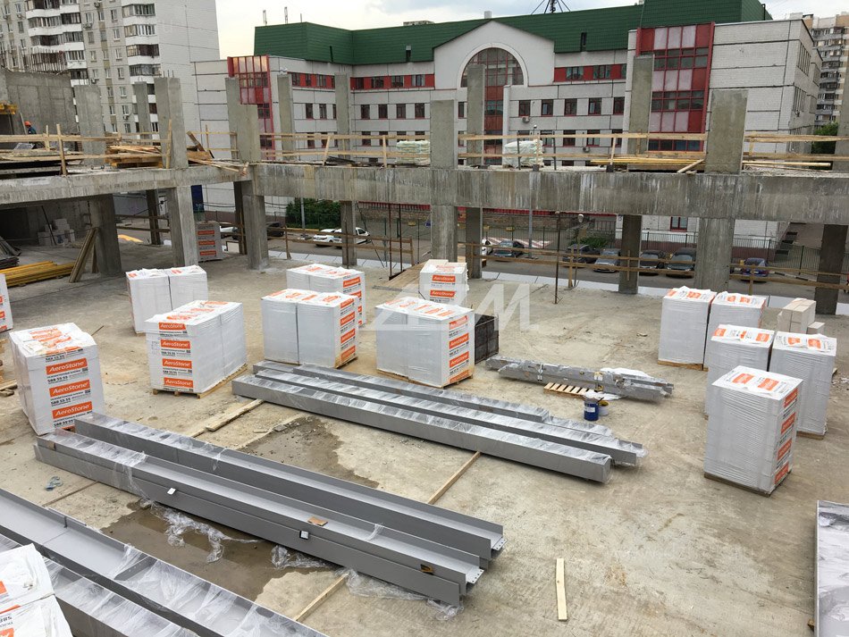 Металлоконструкции для строительства торгово-развлекательного центра в Москве