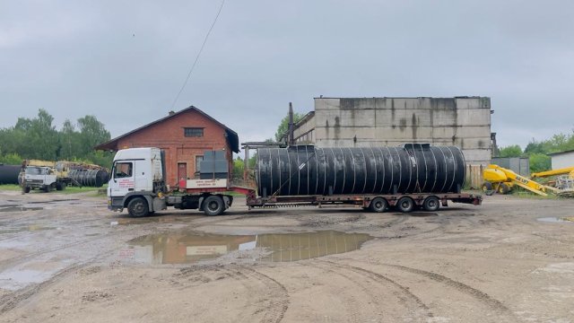 Отгрузка подземного резервуара