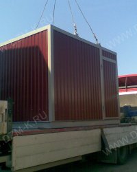 Отгрузка контейнерной АЗС объёмом 5 куб.м.