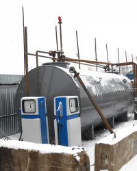 Контейнерная АЗС объёмом 30 куб.м. с выносными ТРК