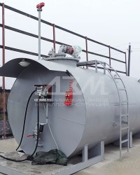 Модульная АЗС после монтажа