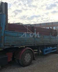 Отгрузка комплекта металлоконструкций для навеса общим объёмом 200 тонн