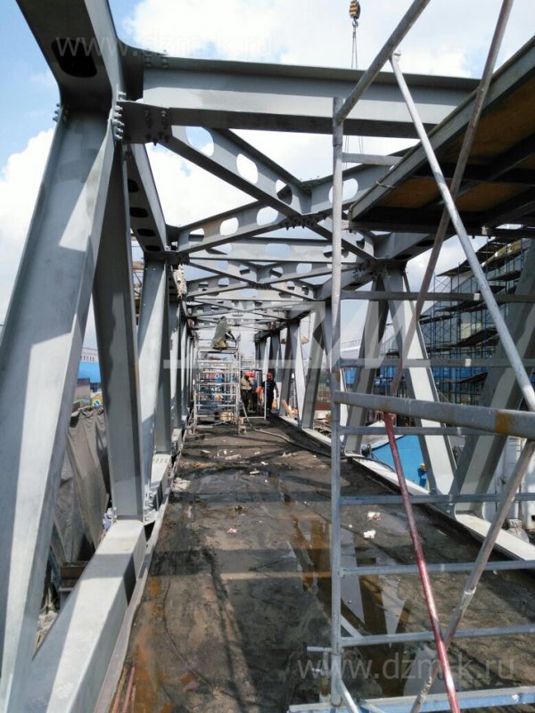 Металлоконструкции для пешеходного моста