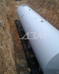Монтаж емкости объёмом 150 куб.м.