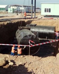 Монтаж резервуаров объёмом 25 м3 и 50 м3 в Крыму