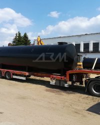 Отгрузка противопожарных резервуаров объёмом 50 м3