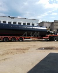 Отгрузка противопожарных резервуаров объёмом 50 м3