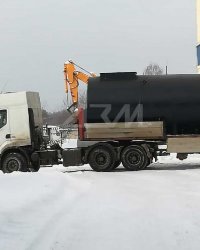 Отгрузка подземного резервуара объёмом 50 куб.м. в г. Краснодар