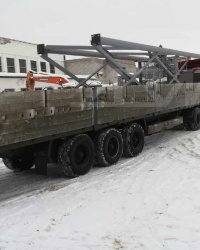 Опорные металлоконструкции силоса