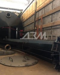 Отгрузка стальноё емкости объёмом 30 куб.м.