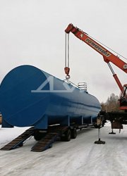 Отгрузка резервуара объёмом 120 куб.м.