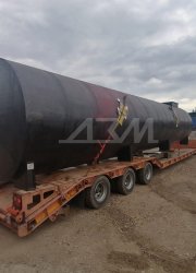 Отгрузка резервуара объёмом 100 куб.м.