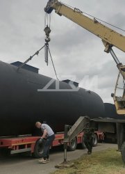Резервуары объёмом 55 куб.м. на отгрузке