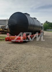 Отгрузка резервуара объёмом 75 куб.м.