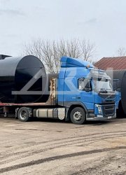 Отгрузка резервуара объёмом 75 куб.м.
