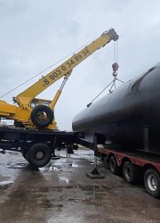 Резервуар объёмом 100 куб.м. на отгрузке
