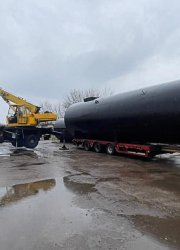 Резервуар объёмом 100 куб.м. на отгрузке