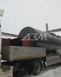 Двухсекционный резервуар объёмом 75 куб.м. для хранения топлива