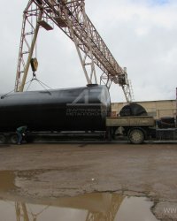 Отгрузка резервуара доя воды объёмом 100 куб.м.