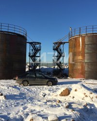 Пожарные вертикальные резервуары объёмом 400 куб.м. для логистического центра