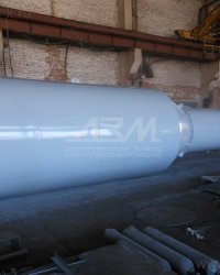 Водонапорная башня объёмом 50 куб.м. после окраски